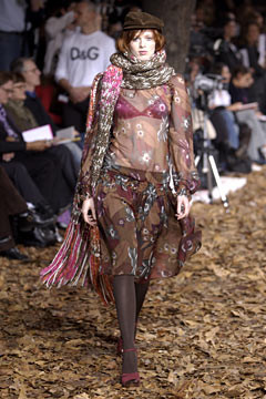 D&G fashion show for Autumn/Winter 2002