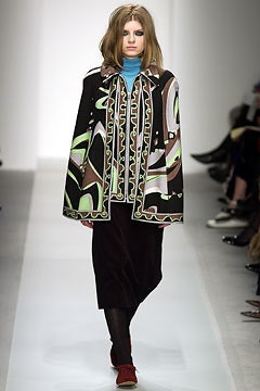 Pucci fashion show for Autumn/Winter 2002