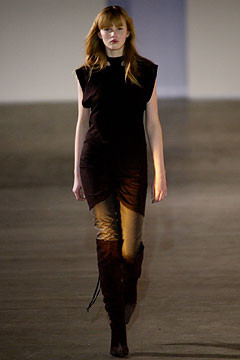 Emma Cook fashion show for Autumn/Winter 2002