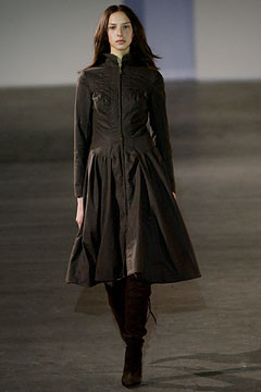 Emma Cook fashion show for Autumn/Winter 2002