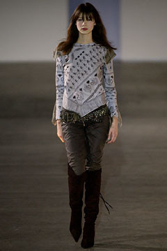 Emma Cook fashion show for Autumn/Winter 2002