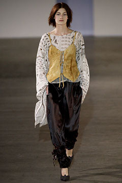 Emma Cook fashion show for Autumn/Winter 2002