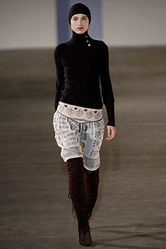 Emma Cook fashion show for Autumn/Winter 2002