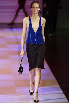 Emporio Armani fashion show for Autumn/Winter 2002