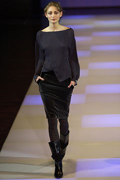 Emporio Armani fashion show for Autumn/Winter 2002