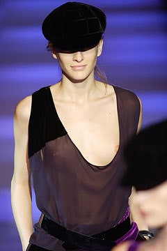 Emporio Armani fashion show for Autumn/Winter 2002