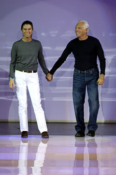 Emporio Armani fashion show for Autumn/Winter 2002