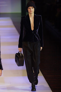 Emporio Armani fashion show for Autumn/Winter 2002