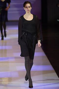 Emporio Armani fashion show for Autumn/Winter 2002
