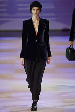 Emporio Armani fashion show for Autumn/Winter 2002