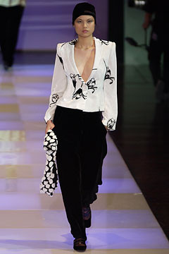 Emporio Armani fashion show for Autumn/Winter 2002