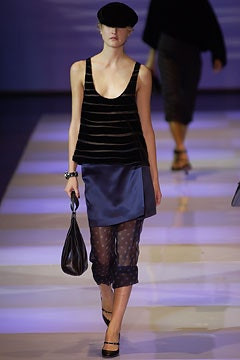 Emporio Armani fashion show for Autumn/Winter 2002