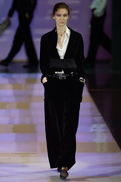 Emporio Armani fashion show for Autumn/Winter 2002