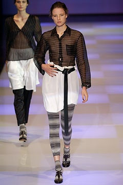 Emporio Armani fashion show for Autumn/Winter 2002