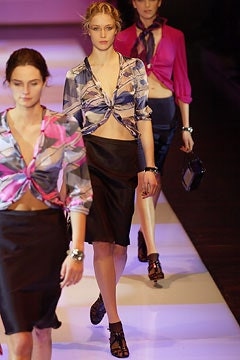 Emporio Armani fashion show for Autumn/Winter 2002