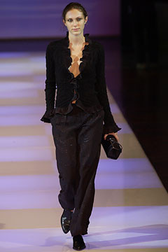 Emporio Armani fashion show for Autumn/Winter 2002