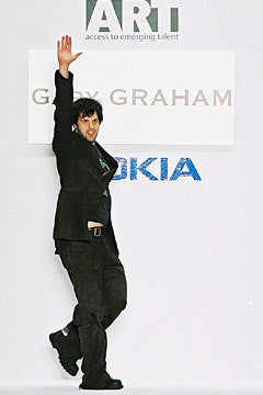 Gary Graham fashion show for Autumn/Winter 2002
