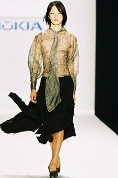Gary Graham fashion show for Autumn/Winter 2002
