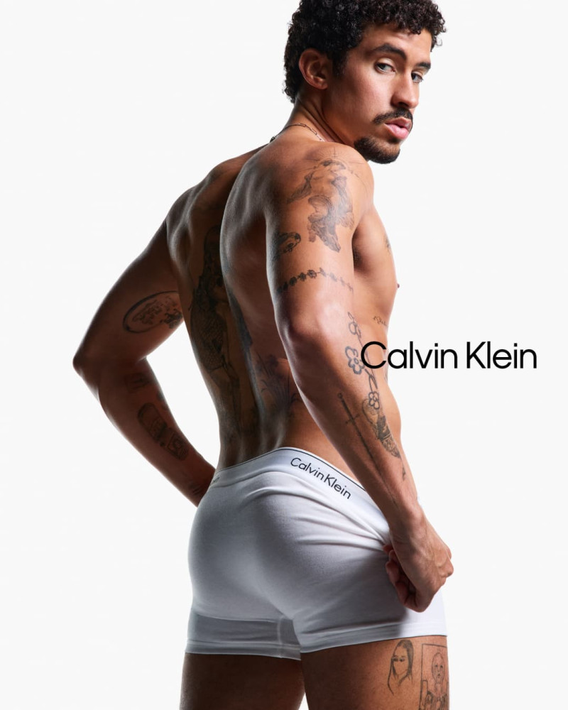 Calvin Klein Underwear Featuring Bad Bunny advertisement for Spring 2025