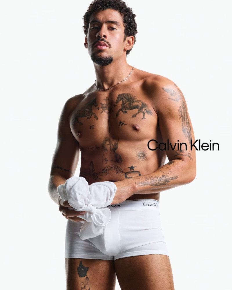 Calvin Klein Underwear Featuring Bad Bunny advertisement for Spring 2025