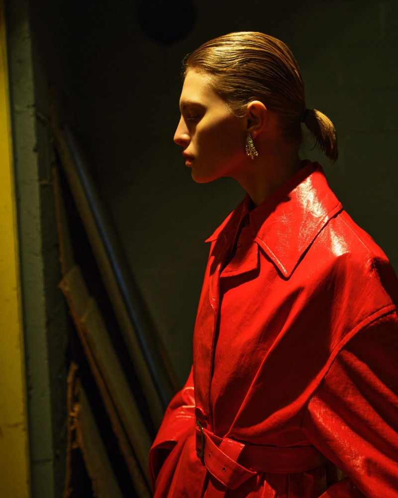 Karolina Spakowski featured in  the Jil Sander advertisement for Spring/Summer 2025