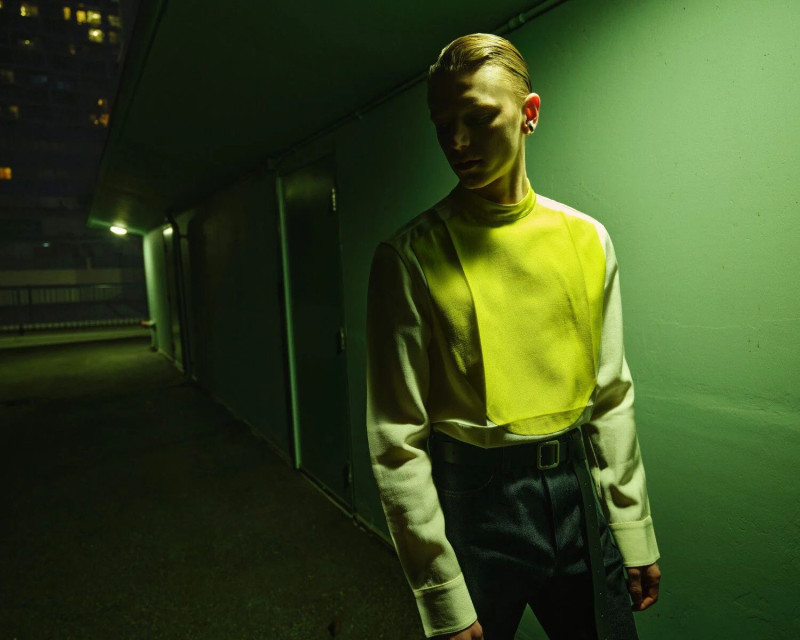 Igor Vojinovic featured in  the Jil Sander advertisement for Spring/Summer 2025