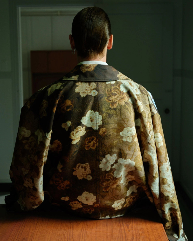 Igor Vojinovic featured in  the Jil Sander advertisement for Spring/Summer 2025