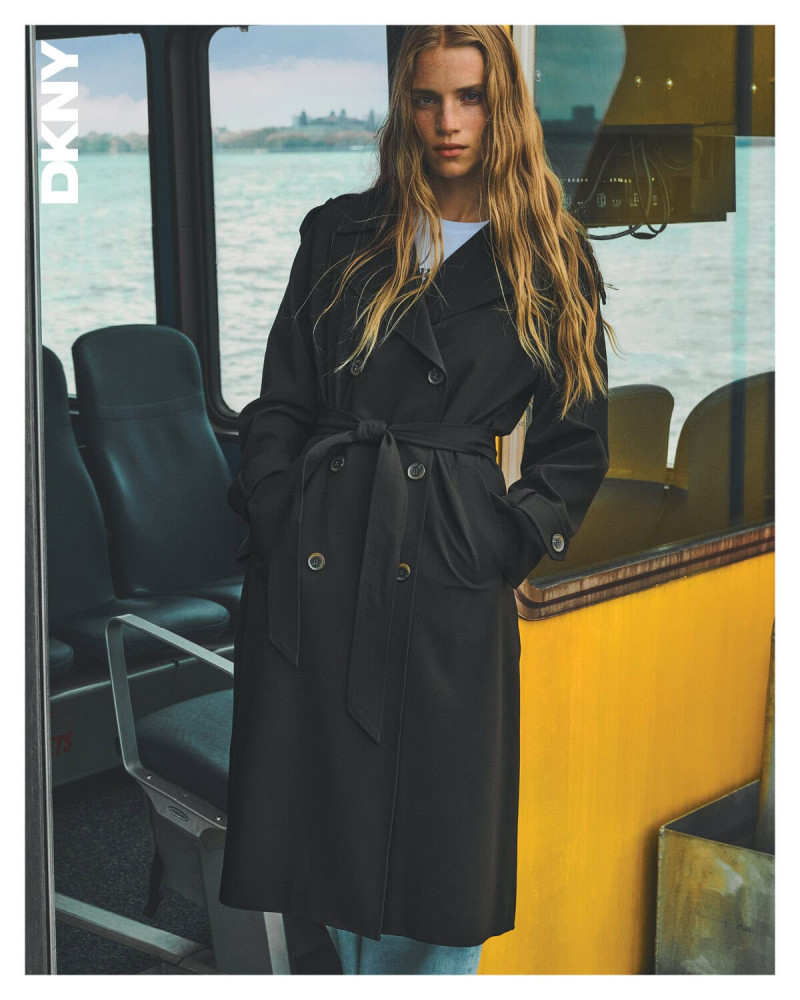 Rebecca Leigh Longendyke featured in  the DKNY advertisement for Spring 2025