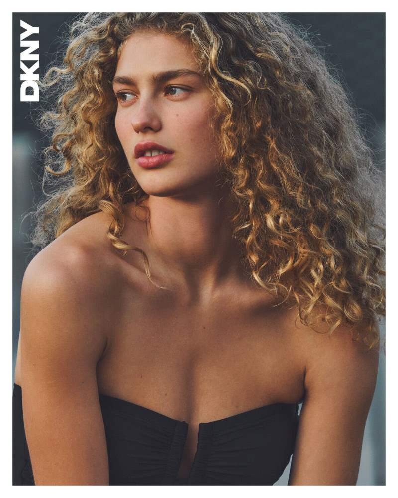 Dorit Revelis featured in  the DKNY advertisement for Spring 2025