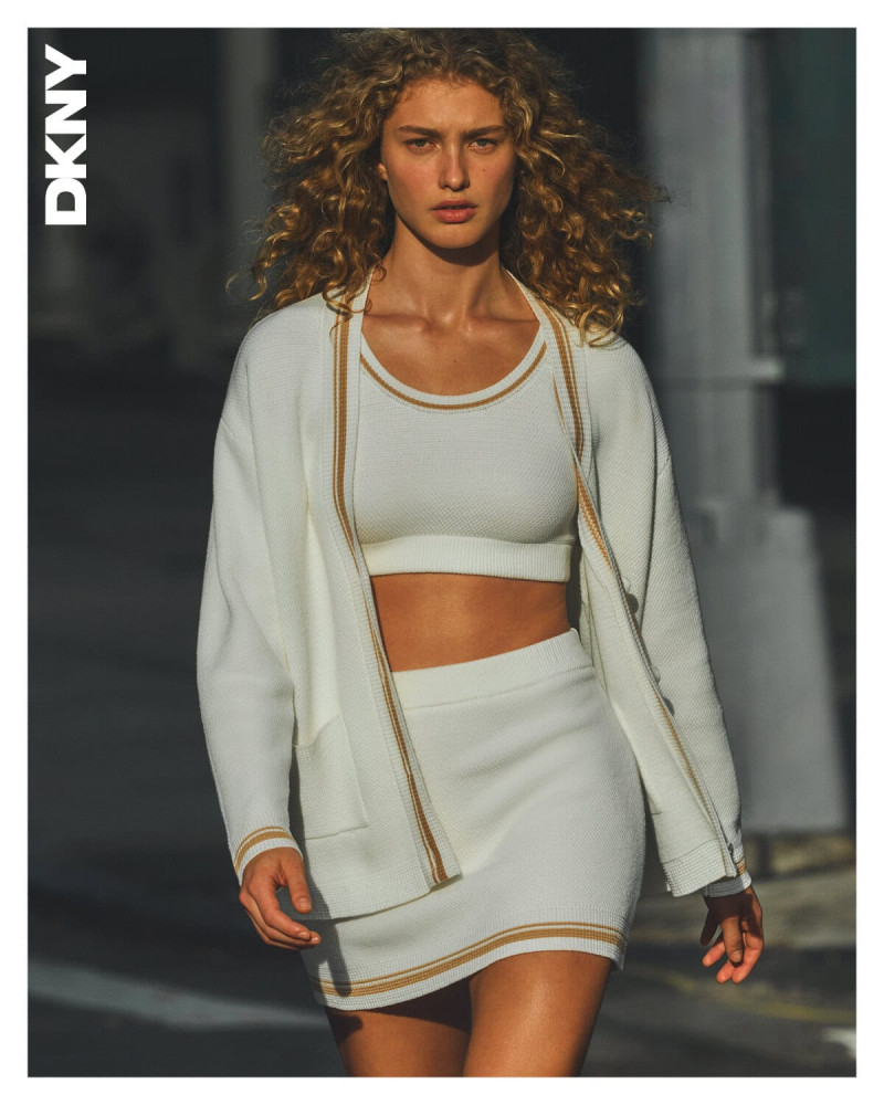 Dorit Revelis featured in  the DKNY advertisement for Spring 2025