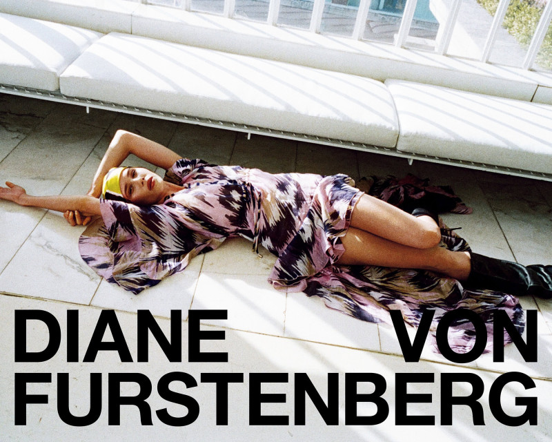 Olivia Petronella Palermo featured in  the Diane Von Furstenberg Odyssey Collection advertisement for Spring 2025