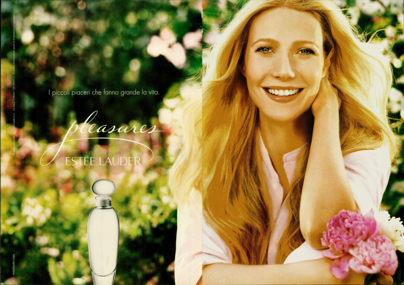 Gwyneth Paltrow featured in  the Estée Lauder Pleasures Fragrance advertisement for Spring/Summer 2005