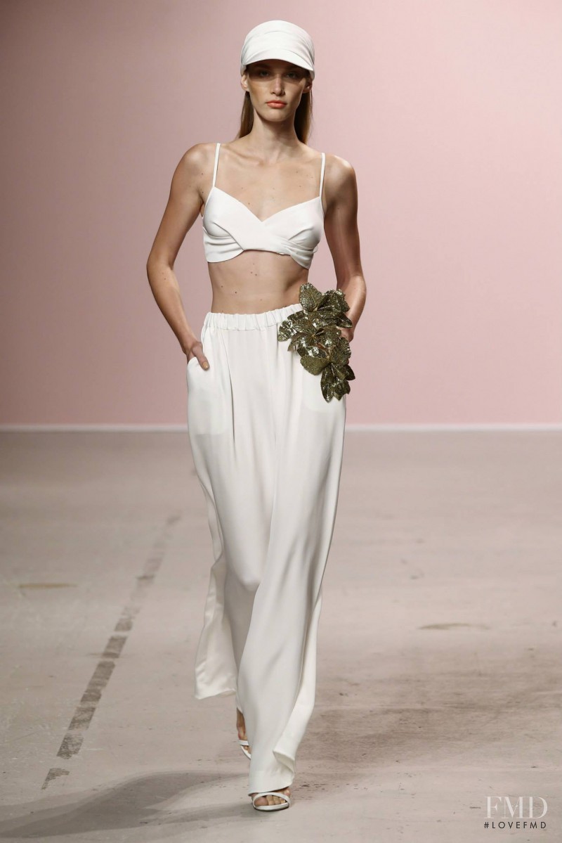 Irina Nikolaeva featured in  the Pascal Millet fashion show for Spring/Summer 2015