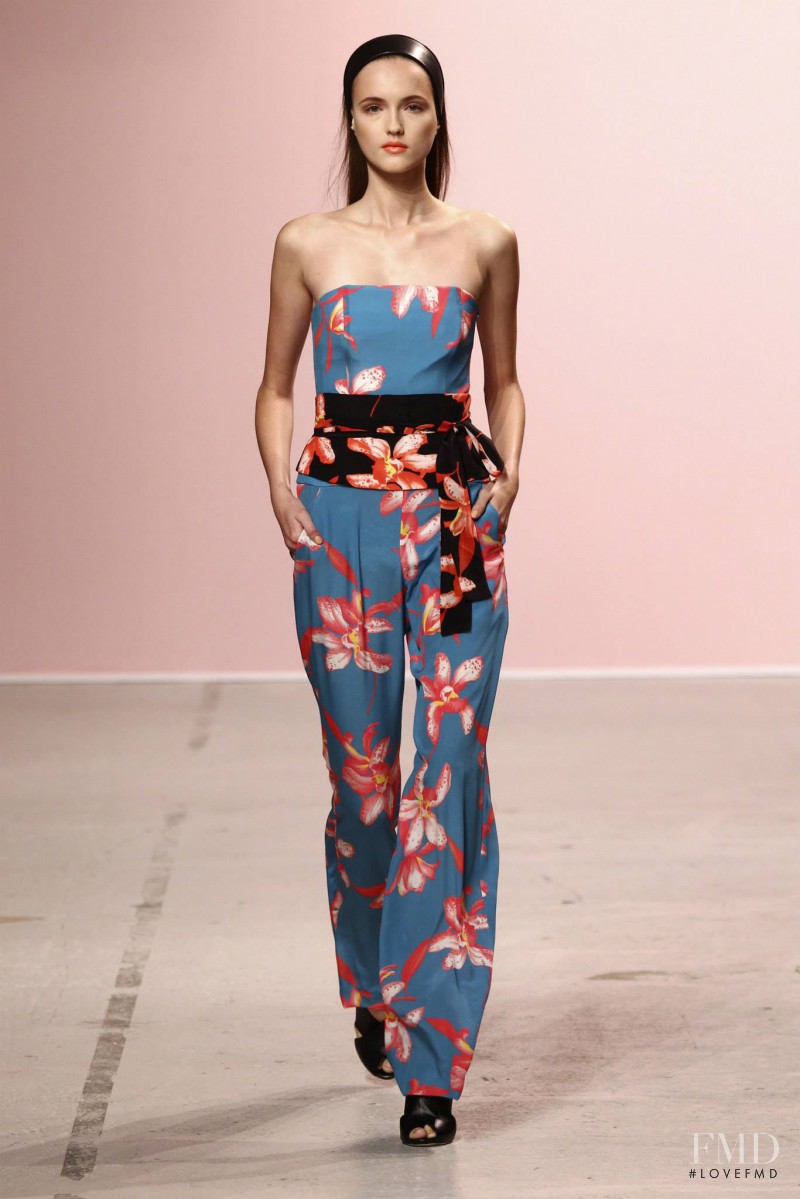 Jane Grybennikova featured in  the Pascal Millet fashion show for Spring/Summer 2015