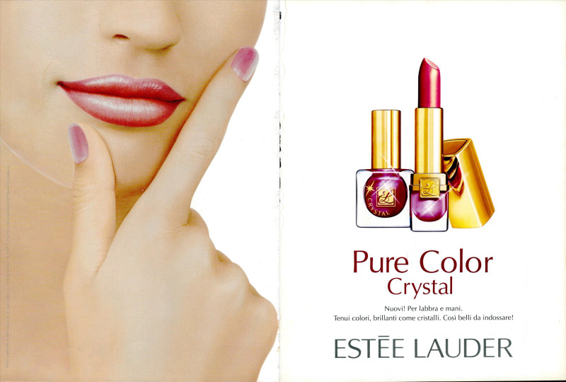 Estée Lauder Pure Color Crystal advertisement for Spring/Summer 2001