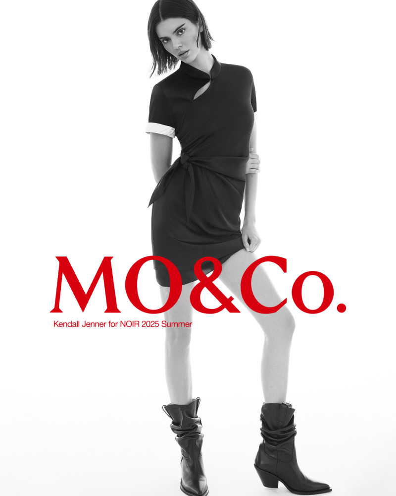 Kendall Jenner featured in  the MO&Co. advertisement for Spring/Summer 2025