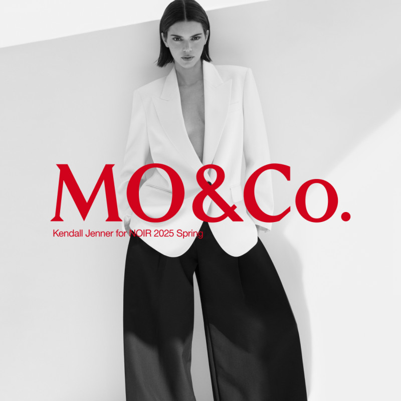 Kendall Jenner featured in  the MO&Co. advertisement for Spring/Summer 2025