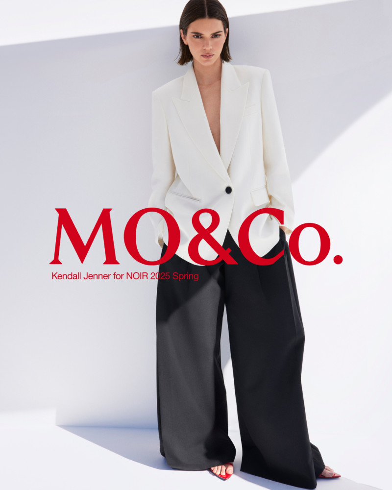 Kendall Jenner featured in  the MO&Co. advertisement for Spring/Summer 2025
