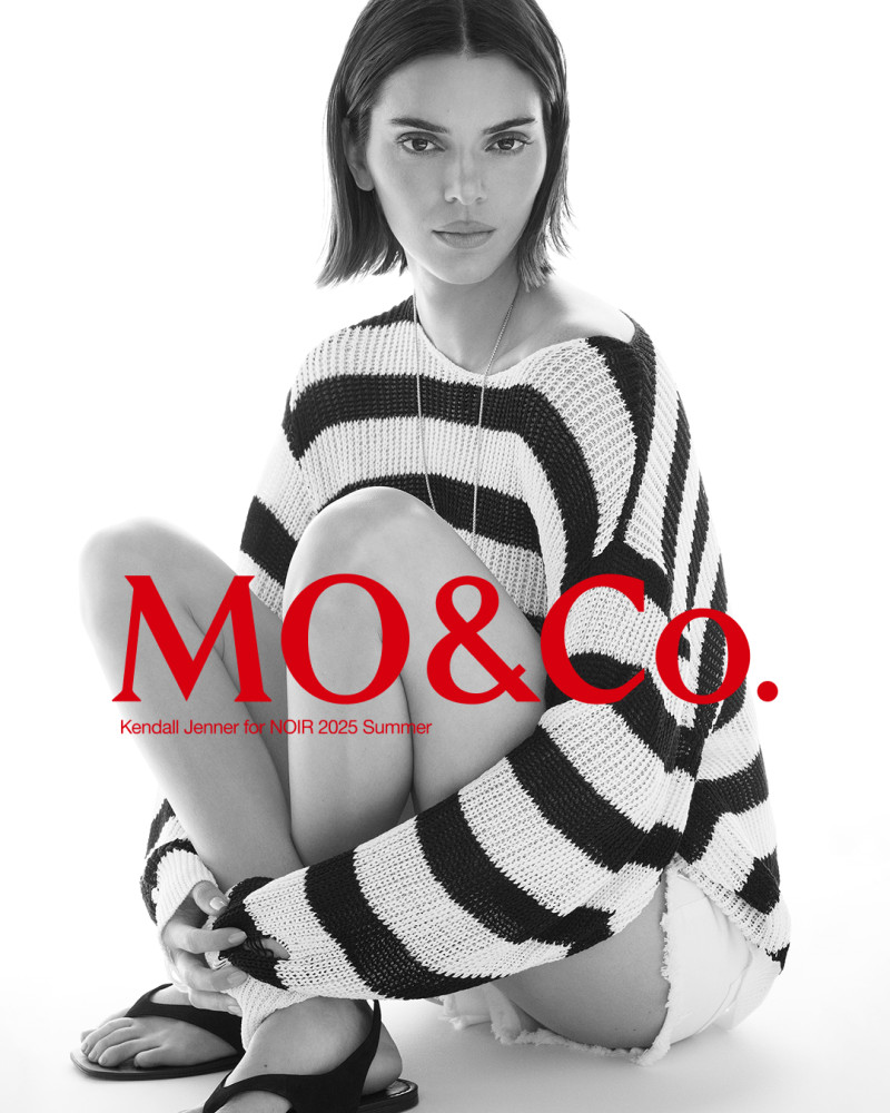 Kendall Jenner featured in  the MO&Co. advertisement for Spring/Summer 2025