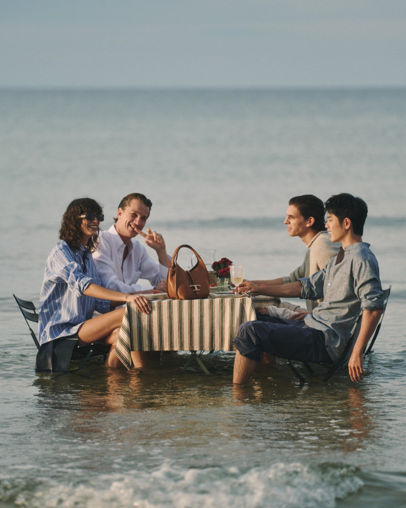 Mica Arganaraz featured in  the Tod\'s advertisement for Pre-Spring 2025