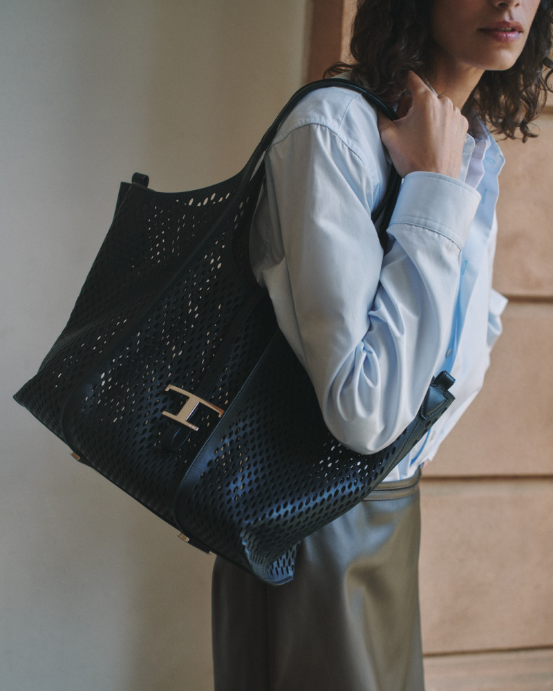 Mica Arganaraz featured in  the Tod\'s advertisement for Pre-Spring 2025