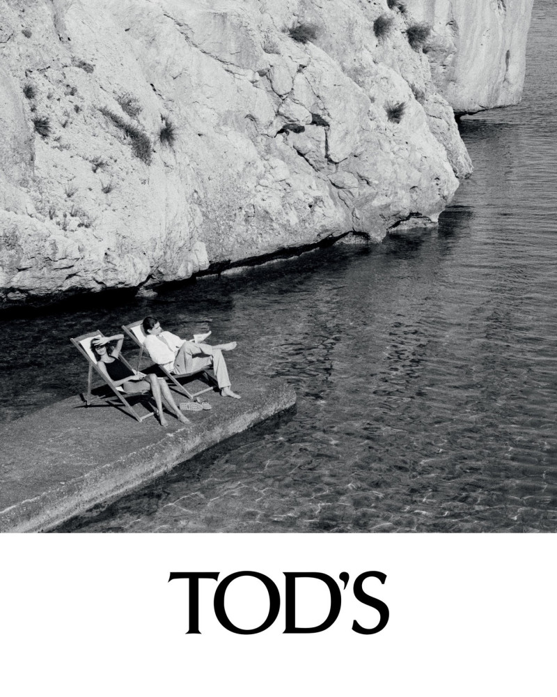 Mica Arganaraz featured in  the Tod\'s advertisement for Pre-Spring 2025