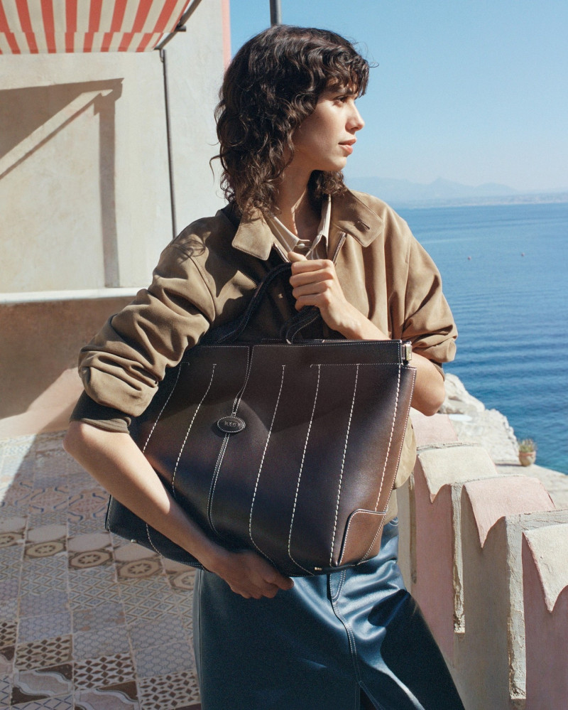 Mica Arganaraz featured in  the Tod\'s advertisement for Pre-Spring 2025