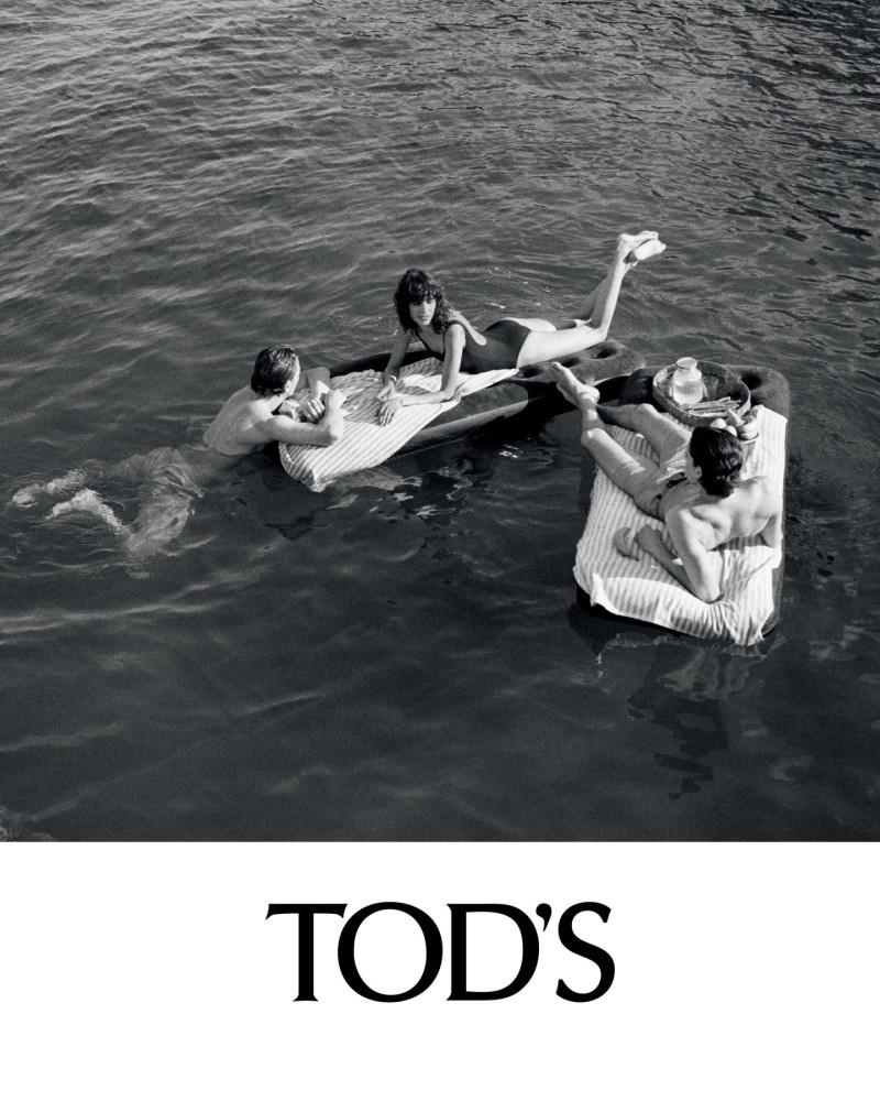 Mica Arganaraz featured in  the Tod\'s advertisement for Pre-Spring 2025