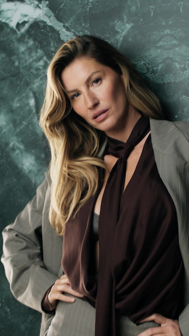 Gisele Bundchen featured in  the Boss by Hugo Boss advertisement for Holiday 2024
