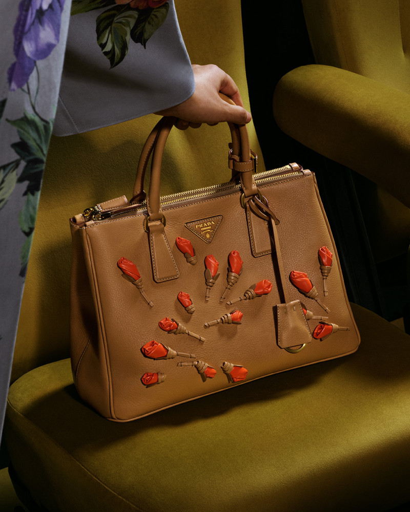 Prada \'Galleria\' Handbags advertisement for Autumn/Winter 2024