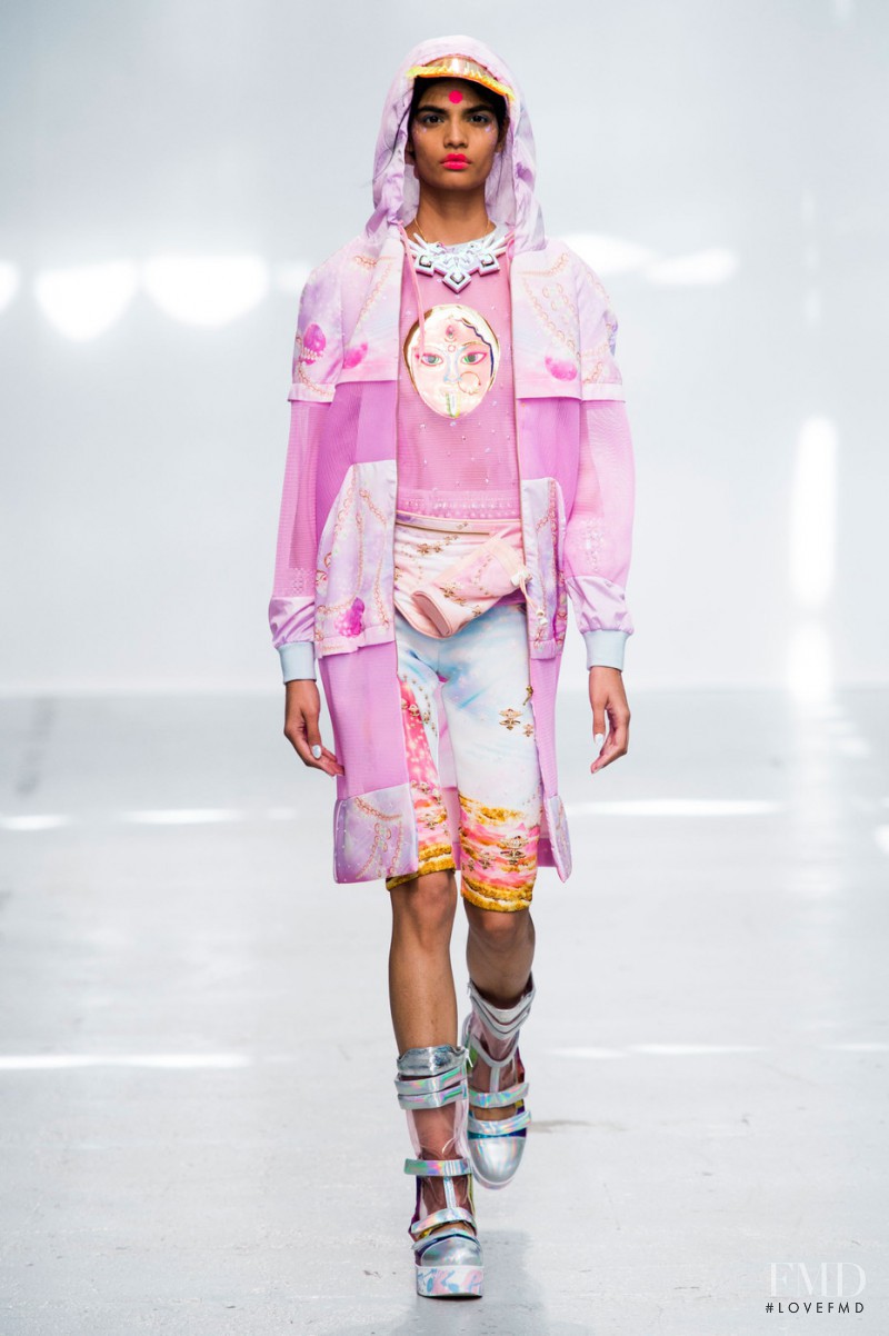 Bhumika Arora featured in  the Manish Arora fashion show for Spring/Summer 2015