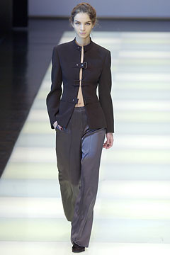 Giorgio Armani fashion show for Autumn/Winter 2002