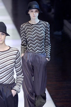Giorgio Armani fashion show for Autumn/Winter 2002