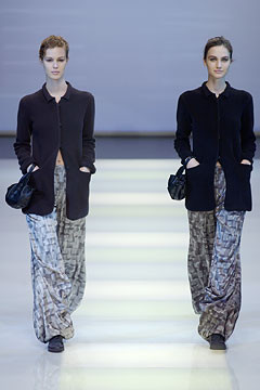 Giorgio Armani fashion show for Autumn/Winter 2002